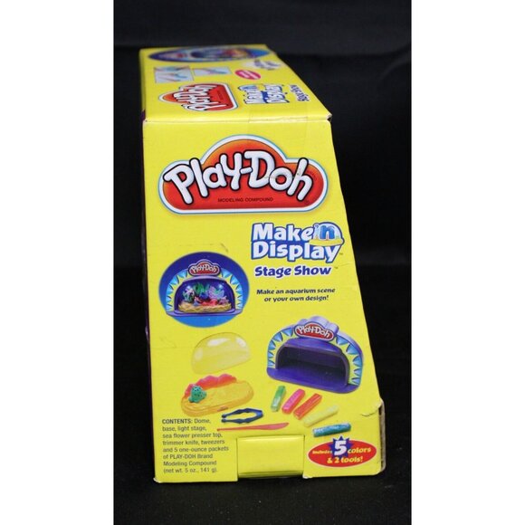 Play-Doh Make'n Display Stage Show Toy Light Up Aquarium Fish Tank Kid's Fun - Picture 4 of 6